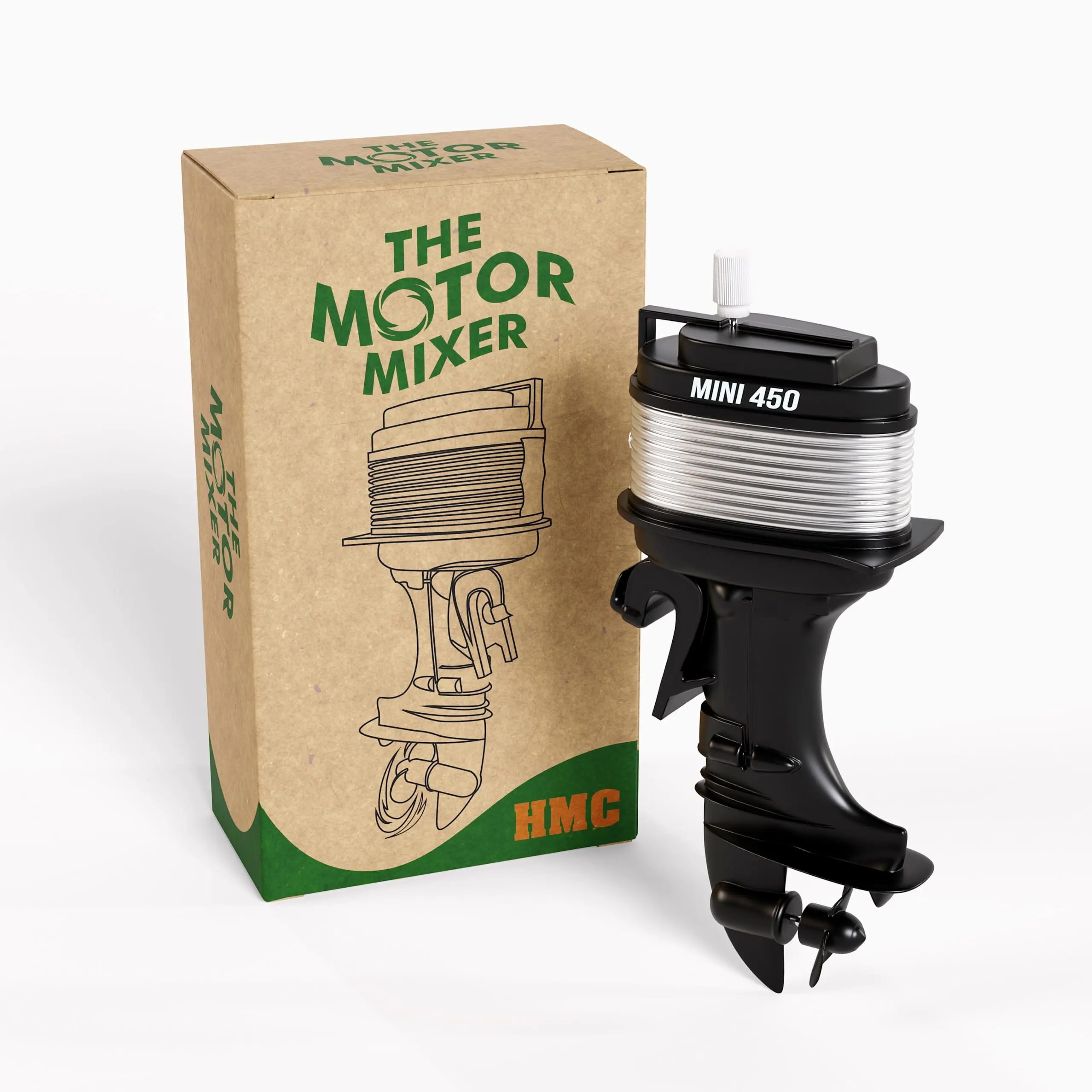 The Mixer By Hmc - Novelty Boat Coffee Wind-up Outboard Mini Stirrer Beverage Works With Cups  Mugs & Glasses Drink Mixing Gadget