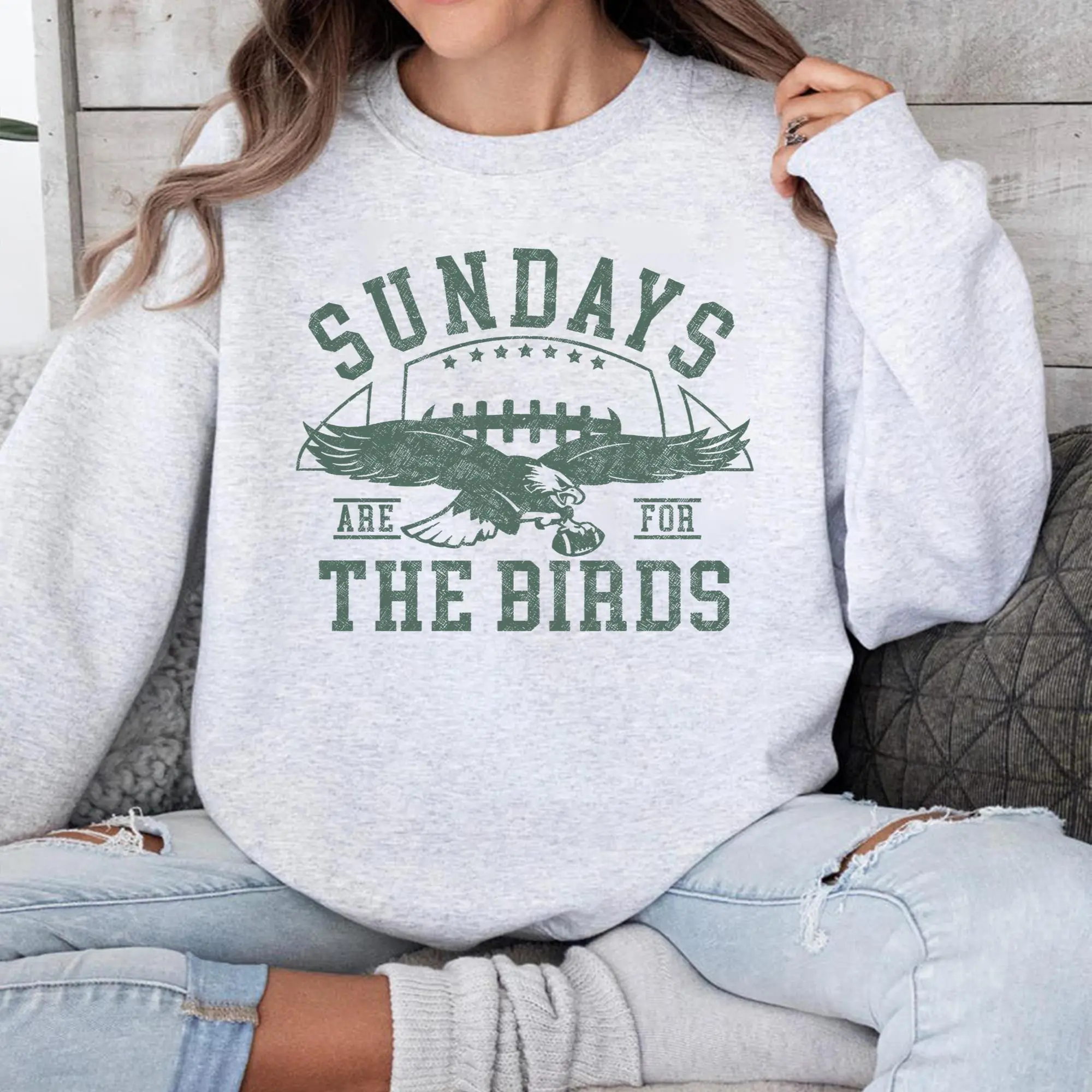 Philadelphia Football Game Day Crewneck - Road to Victory Gift Unisex