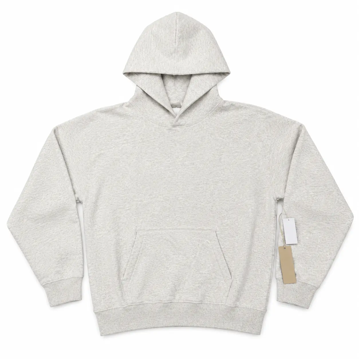 LIGHT OATMEAL HOODIE 496 HALF SIZE OVERSIZED 192BT212112F