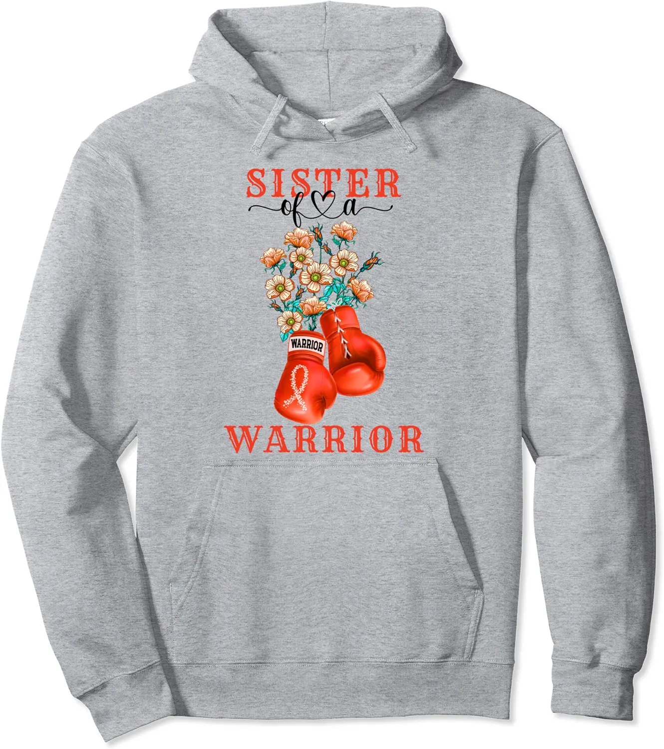Sister Of A Warrior Leukemia Cancer Awareness Support Squad Pullover Hoodie - Keithhodges Shop 75B0BQHJQBH8