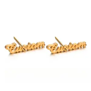 FF0056 New Store Opening||Personalized Handwritten Name Jewelry| Gold/Silver/Rose Gold Stainless Steel Set|Ideal for birthdays, Mother’s Day, or friendship gifts-each piece can be engraved with a unique name or word.