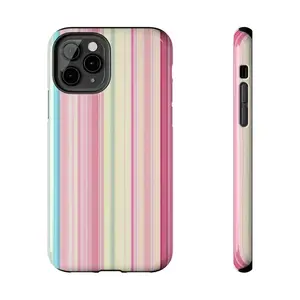 One soft and vibrant striped dual-layer protective case For iPhone 17 16 15 14 13 12 11 X SE Dual Layer Samsung Galaxy S26 25 S24 S23 S22 S21