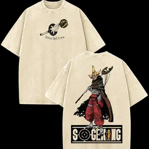 Sogeking Graphic Art Character Washed Shirt , Best Gift For Fans Tee