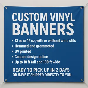 Custom Vinyl Banners — Durable, Customizable & Fast Turnaround