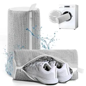 Washing Machine Shoe Bags - Machine-washable, Washer and Dryer Laundry Shoe Bags, Reusable Sneaker Cleaning Bags, Fits All Shoe Sizes