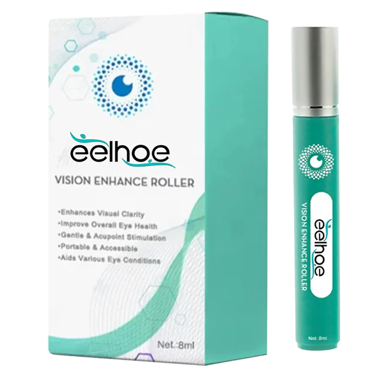 Ophthalmic Vision Enhance Roller - Eye Massage Roller, Enhance Visual Clarity, Enhances Visual Clarity, Relieve Eye Strain, Fatigue, and Discomfort