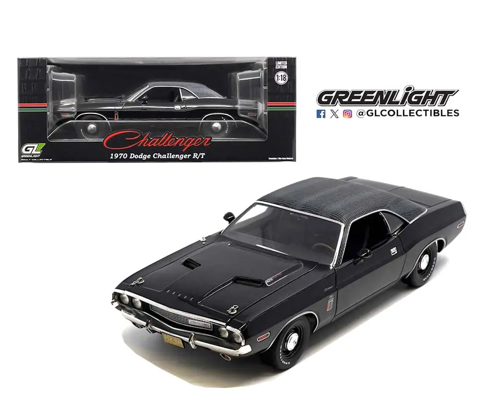 Greenlight 1:18 1970 Dodge Challenger RT 426 HEMI The Black Ghost