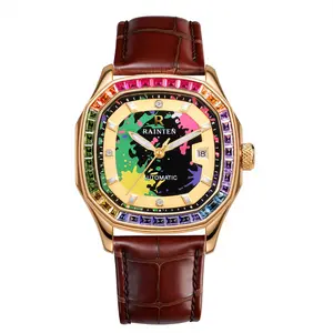 RAINTEN R9011 Mens Automatic Watch, Luxury Watches for Men, Stainless Steel Mechanical Men's Wrist Watches, Business, Fashion Mens Dress Watch Classic Casual Mens Watch
