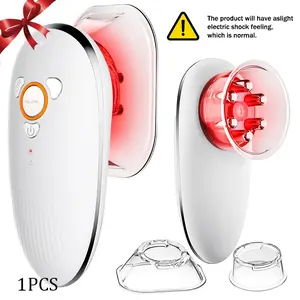4-in-1 Body Massager with Red Blue Light Therapy, Air Pressure & Heat Massage Tool for Face and Body - Relieve Muscle Soreness, Improve Blood Circulation, Skin Care for Face, Belly, Arms, Legs