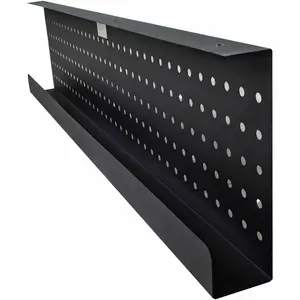 Lorell  10 in. Invent Training Table Steel Modesty Panel for 48 in. Tabletop, Black