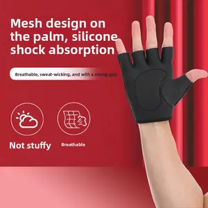 Men and Women Sports Cycling Fitness Half Finger Gloves Rock Climbing Mountaineering Racing Shooting Outdoor Gloves