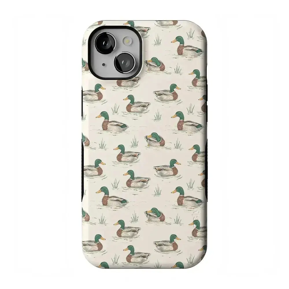 Casely iPhone 14 Case | The Boyfriend Collection | Mallard & Co. | Bold Protective Design | Compatible with MagSafe