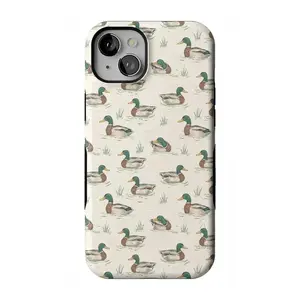 Casely iPhone 13 Case | The Boyfriend Collection | Mallard & Co. | Bold Protective Design | Compatible with MagSafe