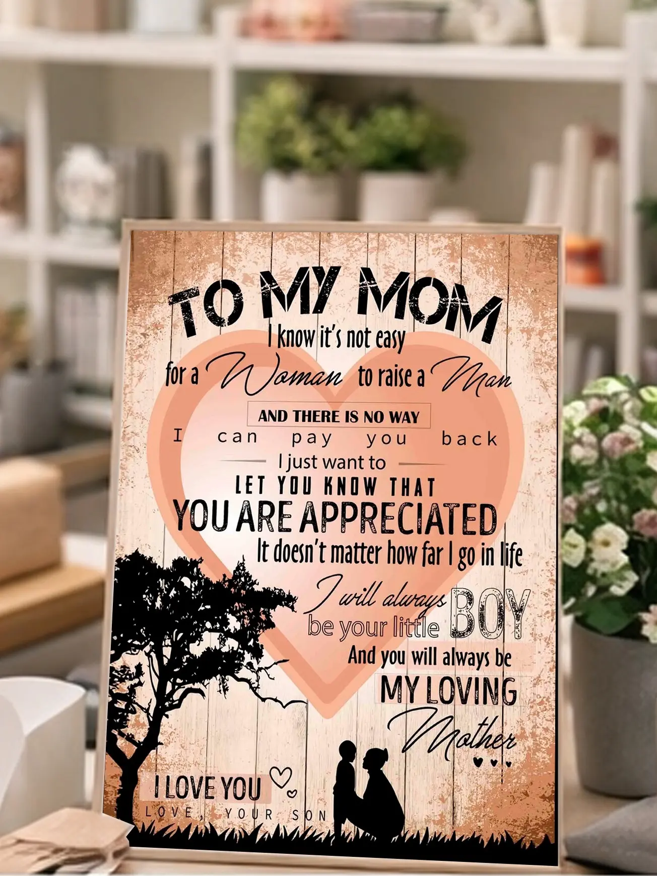 To My Mom You Are Appreciated, Son To Mom Gifts Ideas For Mother's Day, Mom Birthday Poster