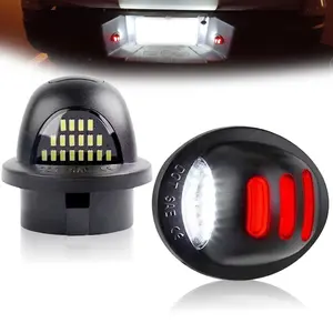 LED License Plate Light for Ford F-150 2015-2018 & Raptor – 6000K White 18-SMD Tag Lamp, Plug & Play Waterproof OEM Fit (2PCS)