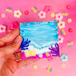 Bookish Ocean Sticky Notes 3" x 3"