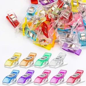40/70/120pcs Multi-Purpose Sewing Clips High-End Patchwork Accessories Colorful Fabric Clamps for Christmas Birthday Wedding Decorations