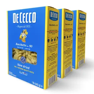 De Cecco Racchette Tennis Racket Shaped Pasta No.90, 1lb, 3 Packs