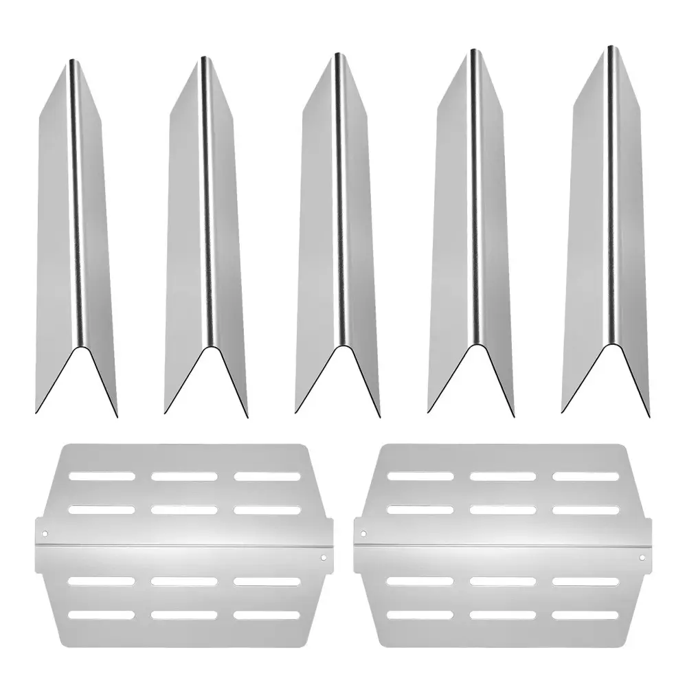 Stainless Steel Flavorizer Bars Set, 17 in Grill Replacement Parts for Weber Genesis 300 Series
