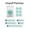 Kind Patches, Unpuff Patches, 30 Tummy Comfort Patches: Support Digestive Comfort, Fluid Balance, Vegan, 1 Month Pack
