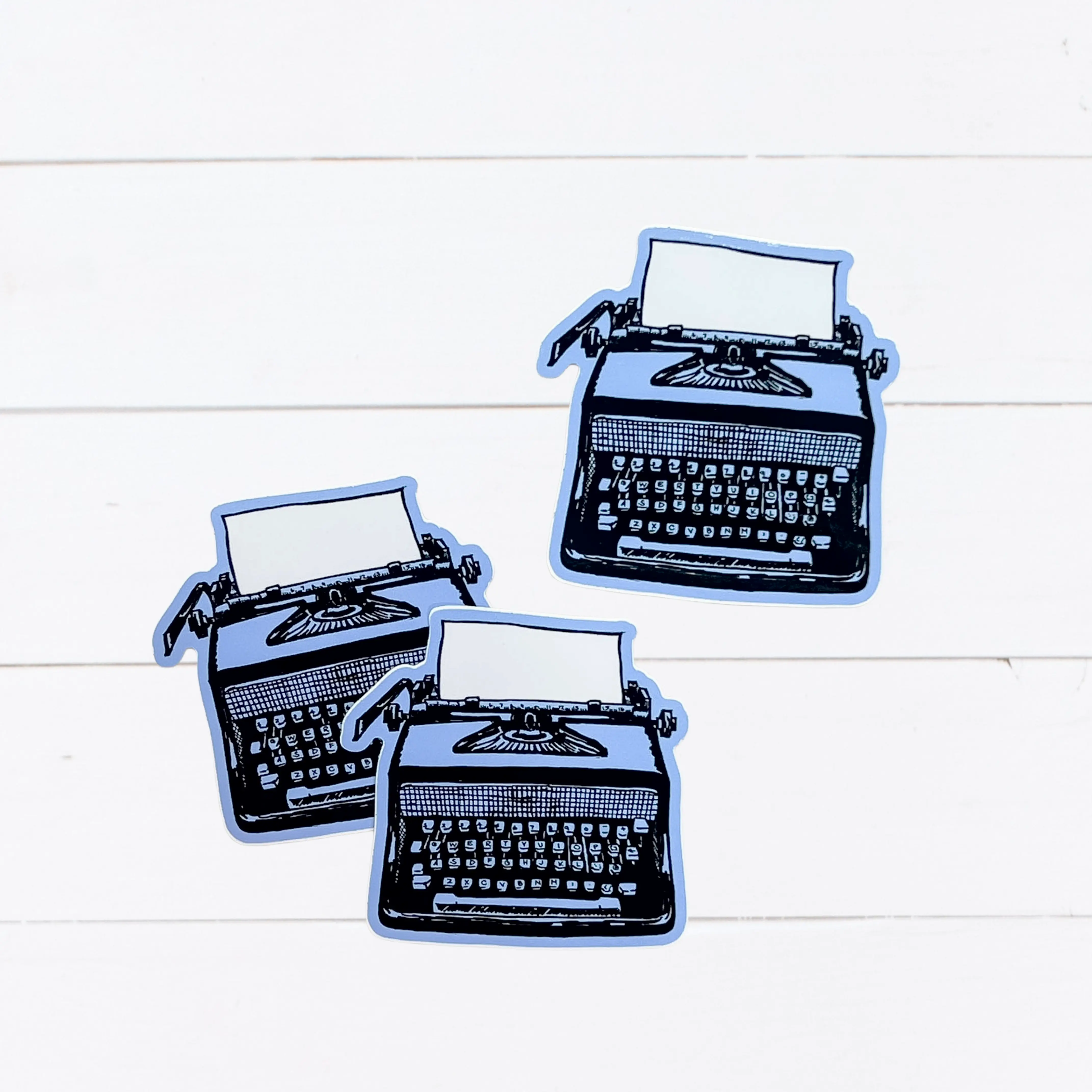 Typewriter Sticker