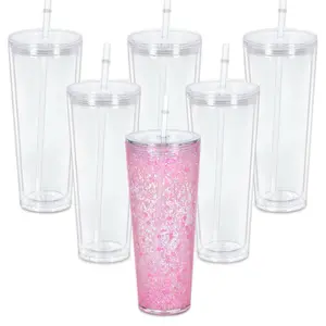 Let’s Build your 24oz Acrylic Snow-globe Cup Tumbler