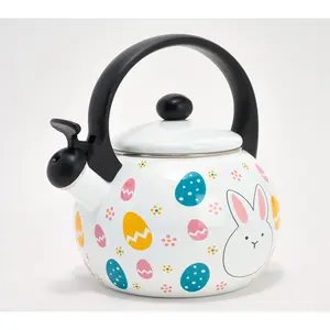 Temp-tations 2.3-qt Enamel on Steel Tea Kettle