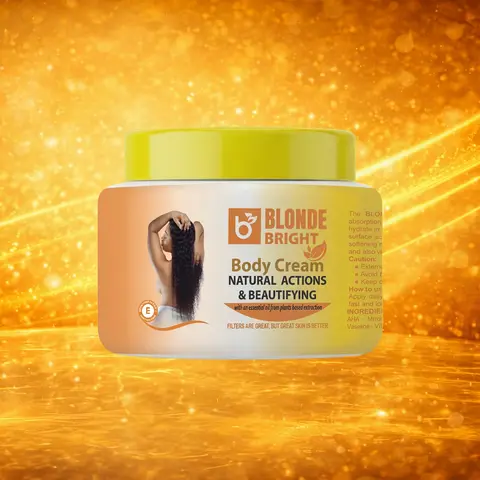 BlondeLight Moisturizing Body Cream - Cosmetic Body Care Product for Adults, Cream Texture, Evening Hydrating, Daily Softness Boost, 300ml