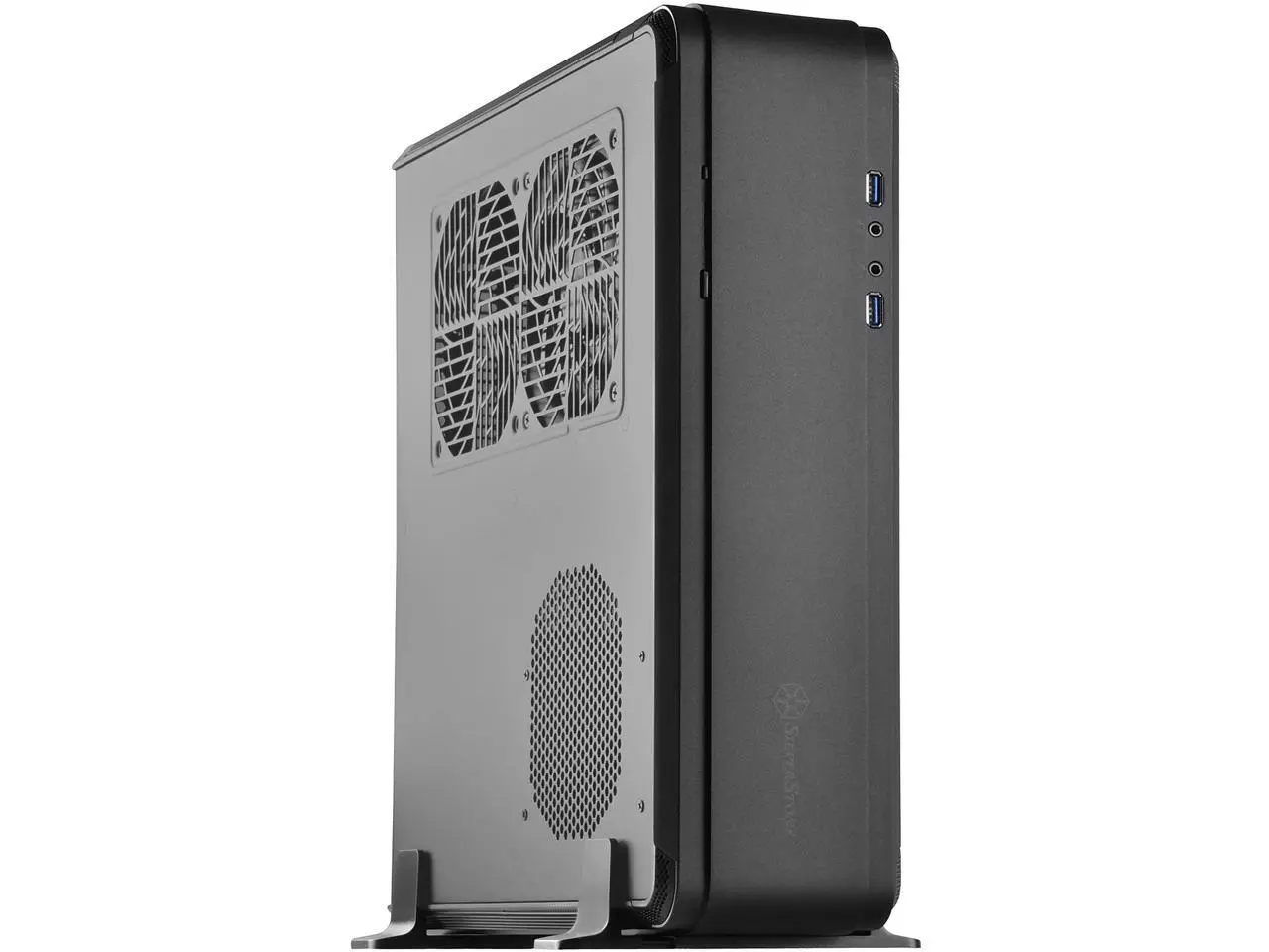 SilverStone Fortress Series SST-FTZ01B-E Black Aluminum unibody frame, steel chassis Mini-ITX Computer Case