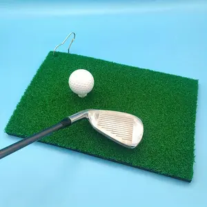 Golf Putting Mat, Portable Hitting Mat Pad with Hook, Golf Putting Mats for Indoor Outdoor Training, Golf Accessories, Artificial Turf