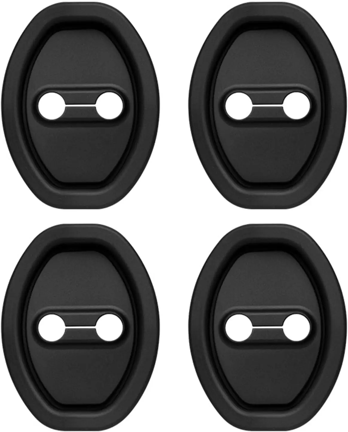 4PCS Upgraded Car Door Latch Guard Cover,Silicone Car Door Lock Cover for Car Door Protector and Noise Reduction,Universal Automotive Exterior Accessories (4 PCS) door latch lock cover