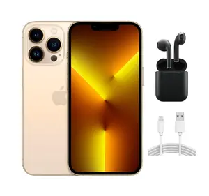 Refurbished iPhone 13 Pro (Unlocked)-Good Condition with Wireless Earbuds & 1 Year Warranty  A2483