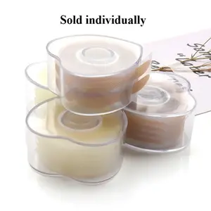 Invisible Eyelid Tape Heart Box, Natural Long-Lasting Non-Caking Thin Breathable, Essential for Daily Makeup, Perfect for Double Eyelids, Invisible Beauty Tape