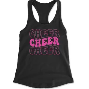 Cheer Cheer Cheer Racerback Tank Top for Women