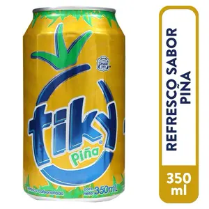 3 Packs De Tiky Sabor Piña 350ml
