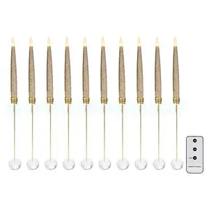 August & Leo 10-Piece Flameless Tree & Window Candles