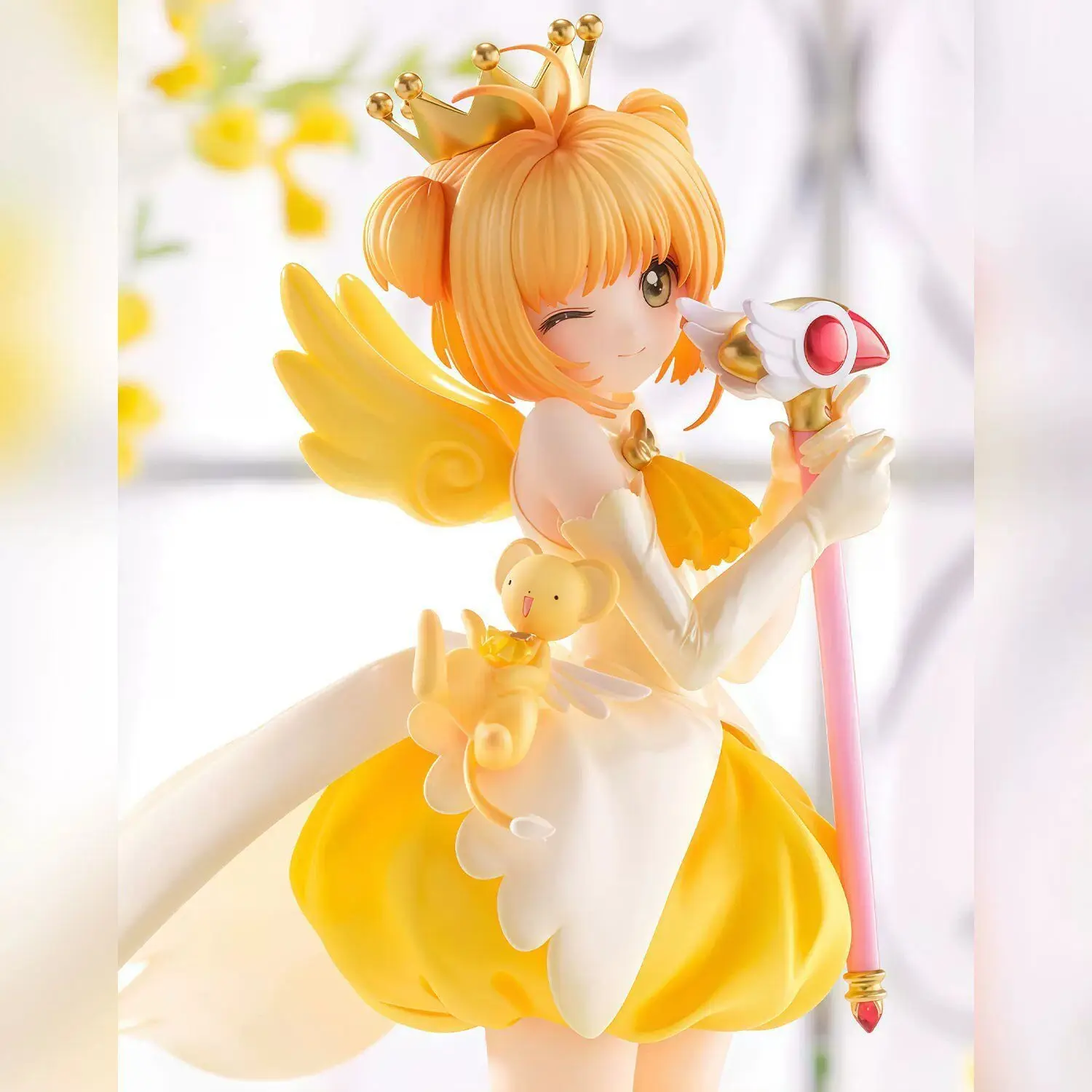Sakura Kinomoto (Tamako version) figure – cute Japanese anime girl, childhood anime collectible, 2D-style display piece/toy.