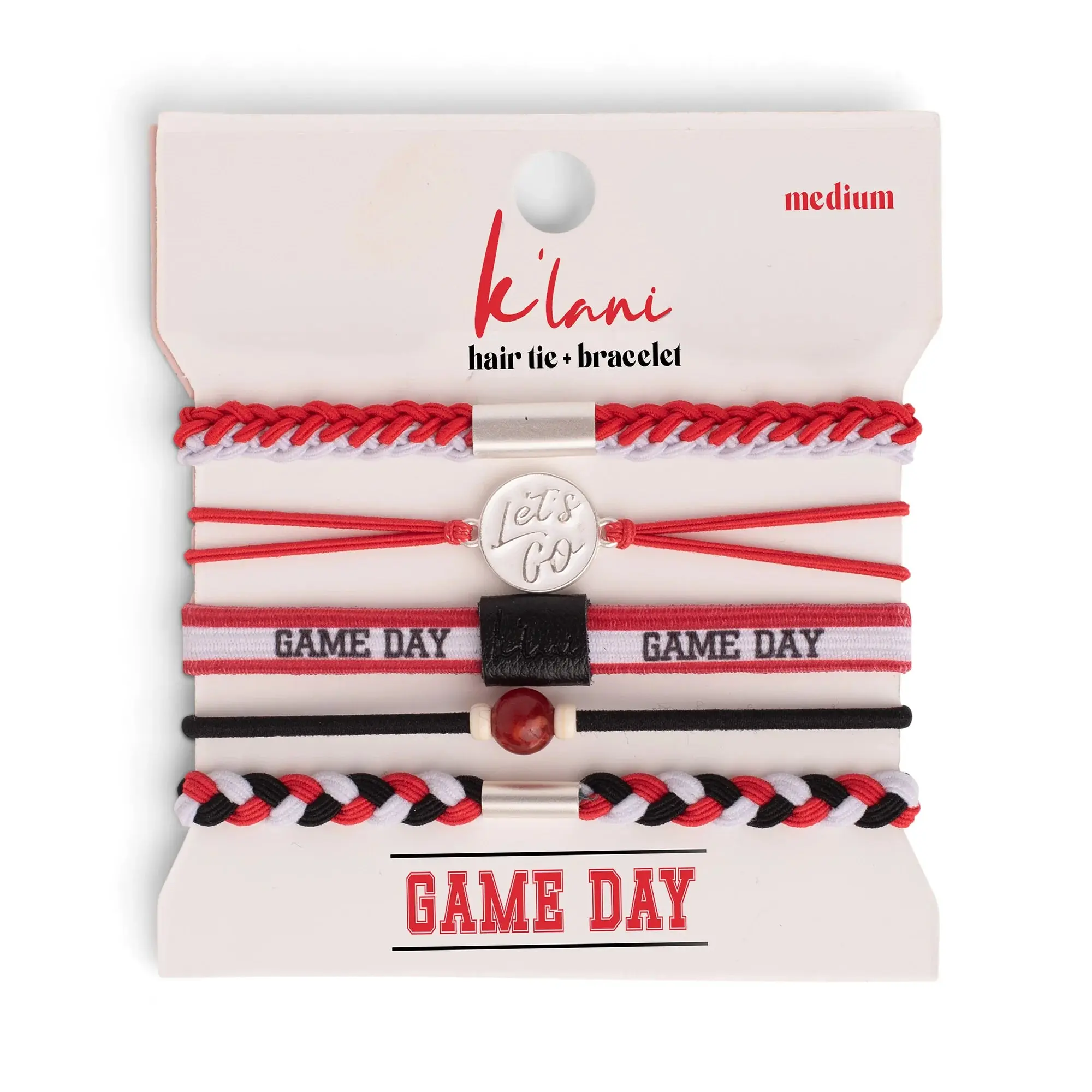 Game Day - Hair Tie Bracelets