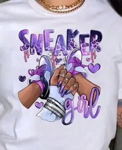 Graphic print short sleeve  T-Shirt women's clothing graphic  ZJF0520 summer  clothes