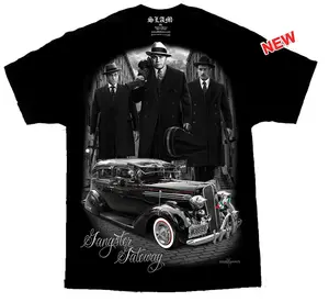 Gangster Gateway Al Capone Chicano Lowrider Art Dga David Gonzales T Shirt