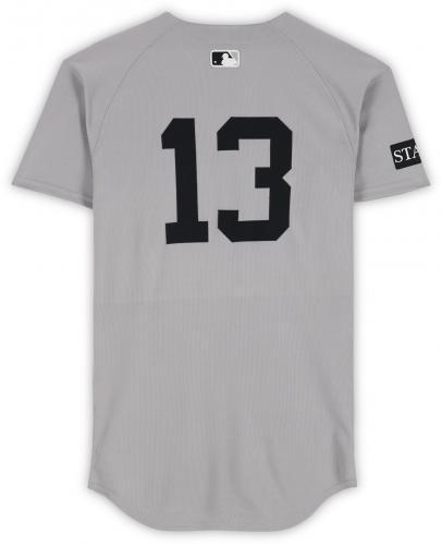 Jazz Chisholm Jr. New York Yankees Game-Used #13 Gray Jersey vs. Toronto Blue Jays on October 4, 2025 - Fanatics Authentic Certified