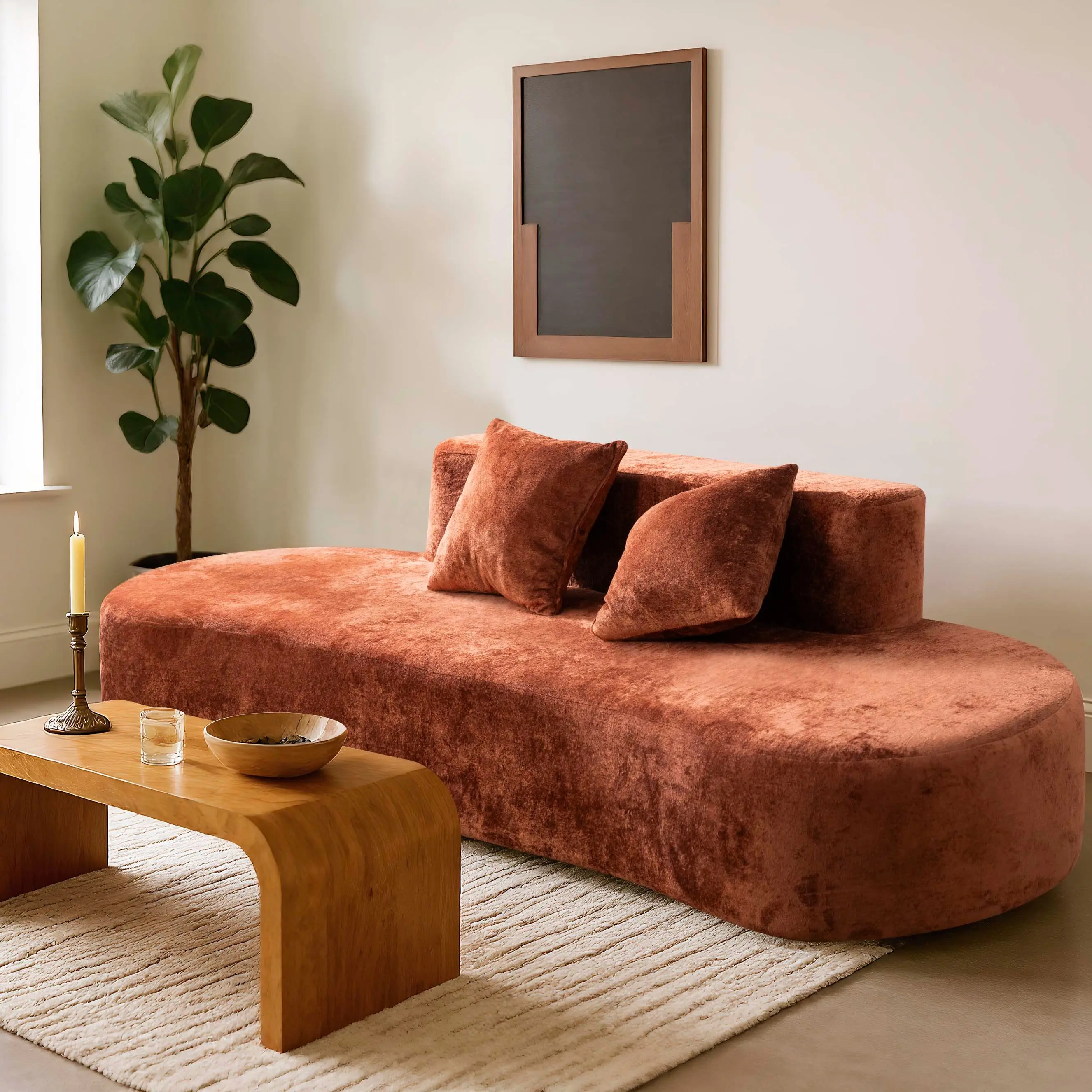 Vintage Compression Boneless Sectional Couch - Oversized Reclining Sofa Bed with 2 Free Pillows, No Assembly, Sturdy Durable Plush Fleece-Cotton, Pet-Friendly Indoor Furniture, Large Seating, Holiday Gift