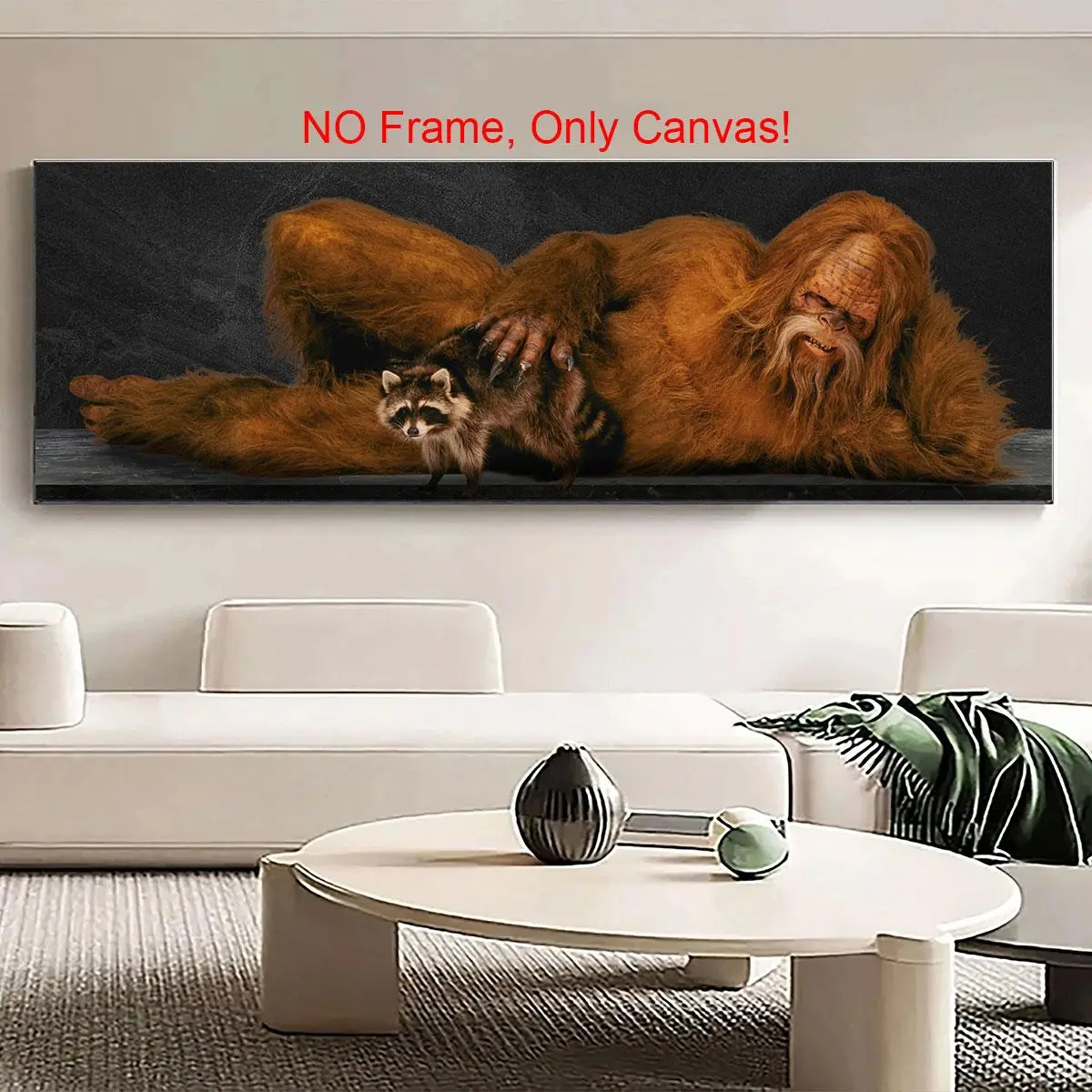 Sasquatch Pattern Canvas Painting without Frame, Unframed Art Print, Modern Wall Art, Wall Art Decor for Home Living Room Bedroom Office, Poster Sasquatch Pattern Canvas Painting without Frame, Unframed Art Print, Modern Wall Art, Wall Art Decor for Home Living Room Bedroom Office, Poster