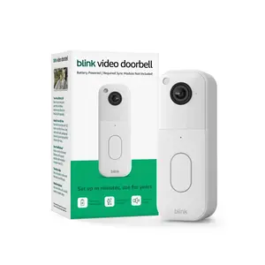 Blink Video Doorbell Wireless HD Camera - Add On Doorbell Only, Sync Module Not Included - White