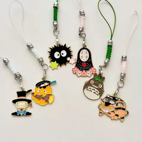 Cute Metal Hanging Charms for Phone Home Decor Cellphone Accessory