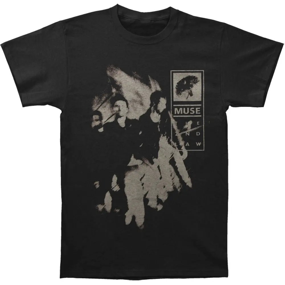 Muse Black & White Band Members Badge T-shirt1 T-shirt, Oversized Aesthetic Boho Graphic Tshirt Tee Top Womenswear Streetwear Summer
