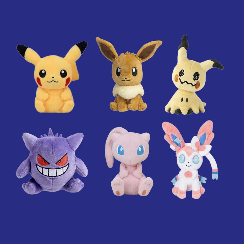 Pokemon Fit Sitting Cuties 6in Plush - Pokemon Center Original