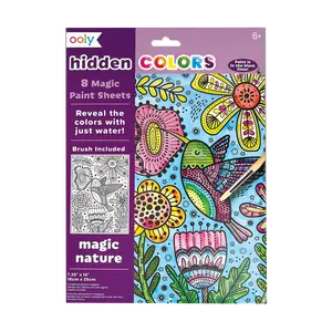 Hidden Colors Magic Paint Sheets - Magic Nature