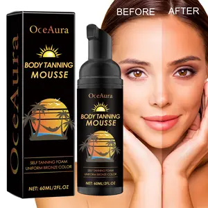 OceAura Sunless Tanning Mousse for a Natural Bronze Glow