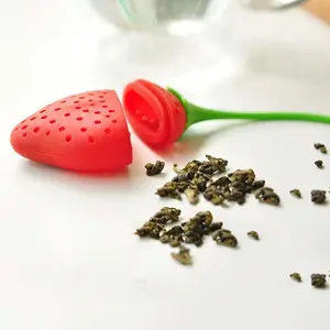 Strawberry Silicone Loose Tea Infuser Strawberry Silicone Loose Tea Infuser